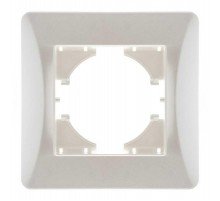 UGRA РАМКА 1-местная,  цвет жемчуг  С1110-028  GUSI Electric