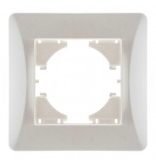 UGRA РАМКА 1-местная,  цвет жемчуг  С1110-028  GUSI Electric