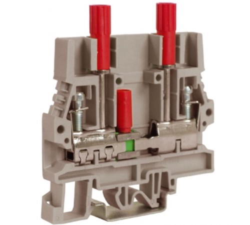 SCB.6/DDGR, тестовый с разъединителем для вольтметра 6 кв.мм серый  ZSB210GR  DKC