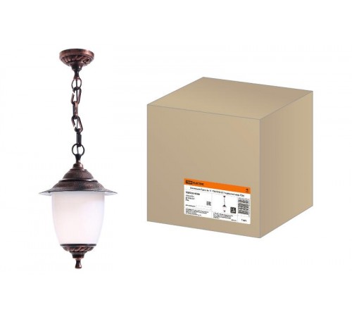 Светильник садово-парковый Прага Эл-11-70М 60 Вт Е27 подвесной медь  SQ0330-0509  TDM