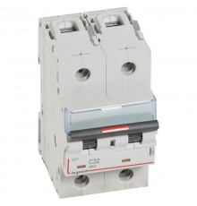 Выключатель автоматический двухполюсный DX3 32A C 36кА (3 мод)  410011  Legrand