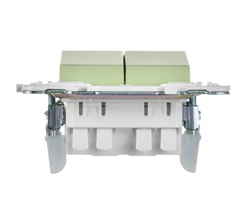 SKANDY Выключатель 2-клавишный проходной 10А SK-V05M мятный  SK-V22-0-10-K06  IEK