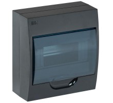 Корпус пластиковый навесной на 8 модулей ЩРН-П-8 черный IP41 KREPTA 3  MKP12-N-08-41-K02  IEK