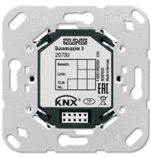 Шинный сопряжитель для датчиков ***3181***, ***3281***; KNX  2073U  Jung