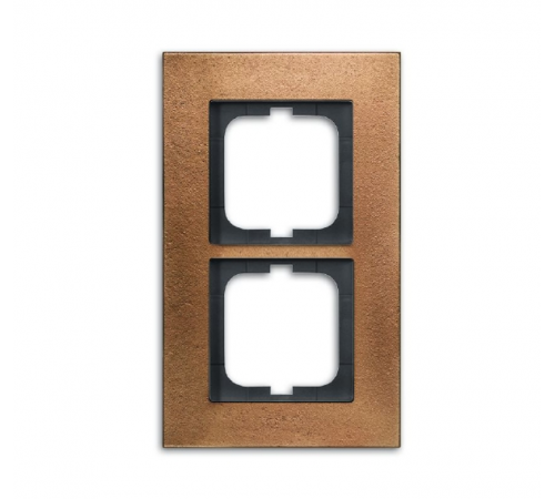 Рамка 2-постовая, серия carat, бронза  1754-0-4259   2CKA001754A4259  ABB