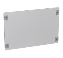 Сплошная металлическая лицевая панель с замком на 1/4 оборота XL3 800/4000 - высота 400 мм - 24 модуля  020845  Legrand