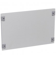 Сплошная металлическая лицевая панель с замком на 1/4 оборота XL3 800/4000 - высота 400 мм - 24 модуля  020845  Legrand