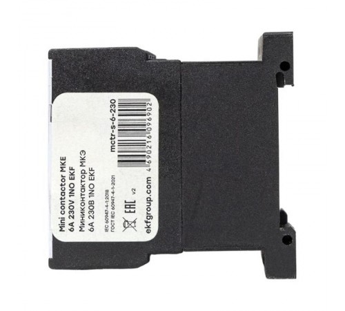 Миниконтактор МКЭ 6А 230В 1NO EKF PROxima  Mctr-s-6-230  EKF