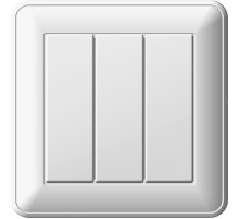 Wessen 59 Белый Выключатель 3-клавишный 16А (сх.05) (в сборе)  VS0516-351-18  Schneider Electric