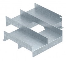 Перегородка разделительная для монтажных оснований UZD250-3 и UGD250-3, 221x218x60 мм (сталь)  7428134  OBO Bettermann