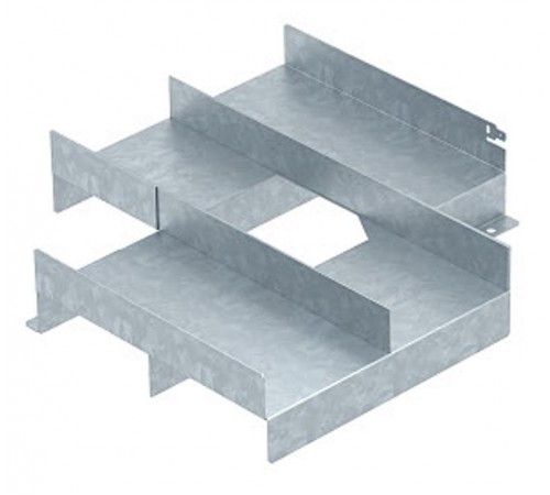 Перегородка разделительная для монтажных оснований UZD250-3 и UGD250-3, 221x218x60 мм (сталь)  7428134  OBO Bettermann