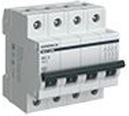 Выключатель автоматический четырёхполюсный ВА47-29М 4P 0,5А 4,5кА B MVA21-4-D05-B-G GENERICA