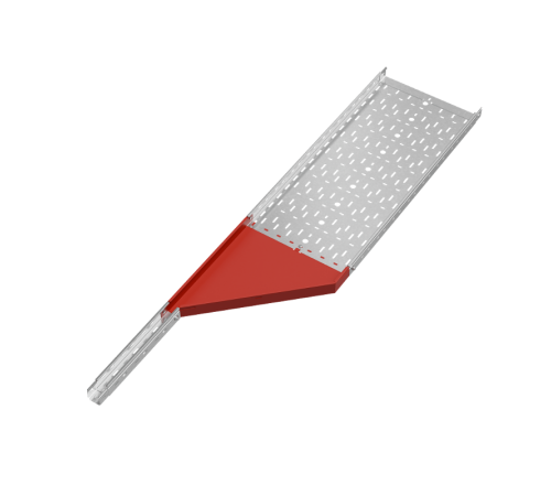 Переходник правый 50х50-400 мм "ПЛЮС" HD  PDplus50-50-400-R HD   КМ-профиль