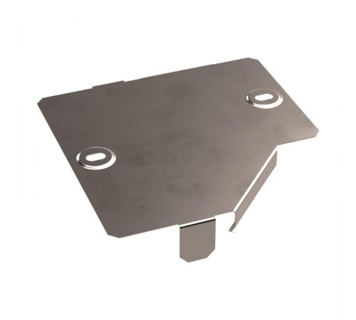 Крышка переходника левого Стандарт INOX (AISI 409) 150х100  PR16.5642  Промрукав