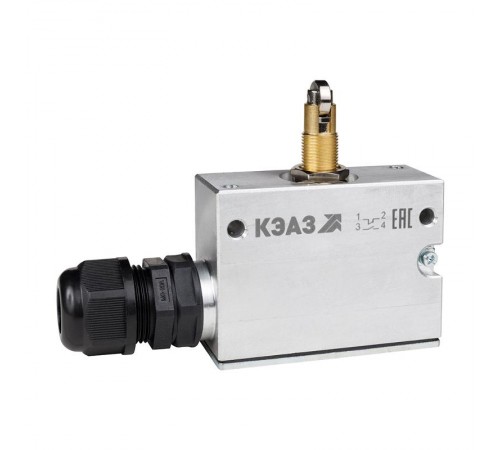 Микропереключатель МП-1303м/03 (толкатель-ролик-поперечное расположение-винт-комбинир)  347476  КЭАЗ