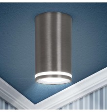 Светильник накладной подсветка OL16 GU10 SN , под GU10 (40/1600)  Б0049048  ЭРА