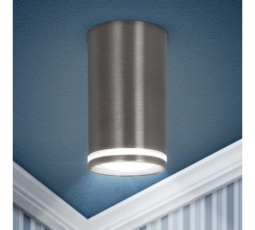 Светильник накладной подсветка OL16 GU10 SN , под GU10 (40/1600)  Б0049048  ЭРА