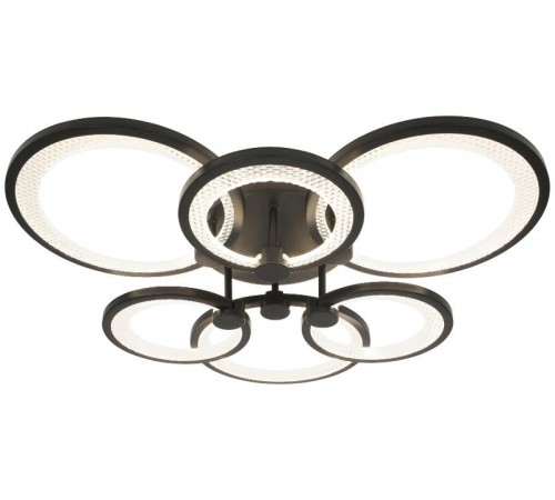 Светильник потолочный светодиодный  Модерн Odry CLL-1-117-RC BK с ДУ 117W 3000-6500К черный  Б0069752  ЭРА