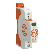 Устройства защиты от импульсных перенапряжений УЗИП для силовых сетей 1 пол. (Класс II), 280 В (V20-1+FS-280)  5095281  OBO Bettermann