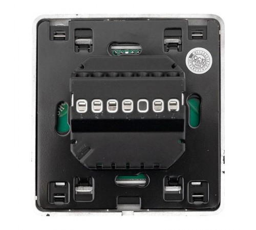 Сенсорный термостат для теплых полов электронный черный 16А 230В  ett-3b  EKF