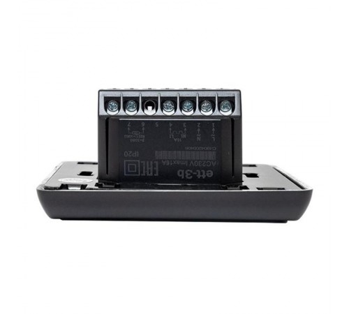 Сенсорный термостат для теплых полов электронный черный 16А 230В  ett-3b  EKF