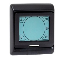 Сенсорный термостат для теплых полов электронный черный 16А 230В  ett-3b  EKF