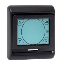 Сенсорный термостат для теплых полов электронный черный 16А 230В  ett-3b  EKF