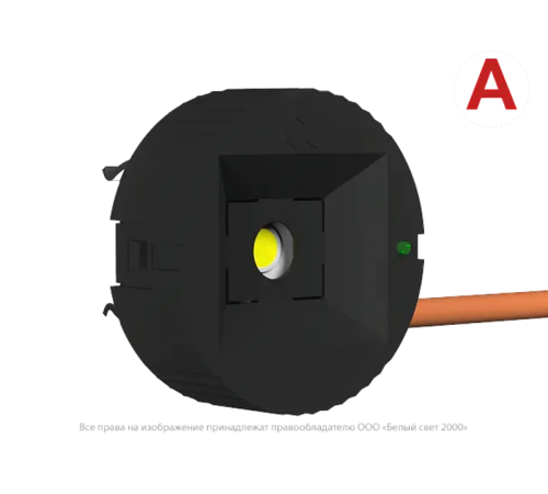 Светильник аварийного освещения BS-OKO-83-L1-INEXI2 Black  a18693  Белый свет