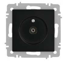 Розетка Intro Accent 6-301-05 TV одиночная, IP20, СУ, антрацит  Б0063611  Intro