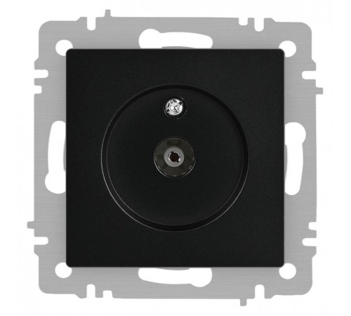 Розетка Intro Accent 6-301-05 TV одиночная, IP20, СУ, антрацит  Б0063611  Intro