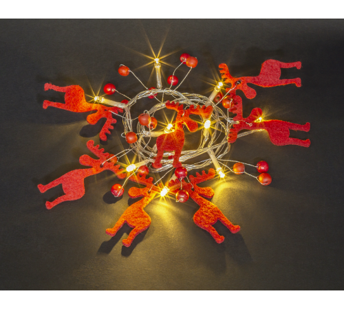 Гирлянда световая  NGF-D014-10WW-2AA  80719   Navigator