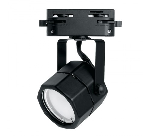Светильник трековый под лампу GU10, черный AL192  41594  Feron