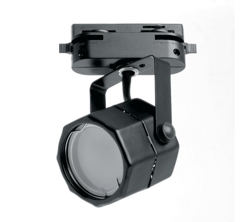 Светильник трековый под лампу GU10, черный AL192  41594  Feron