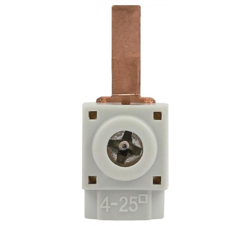 Клеммы силовые вводные КВМ  NO-224-145 для модульного оборудования 4-25 мм2 прямая переднее подключение PIN  Б0065598  ЭРА