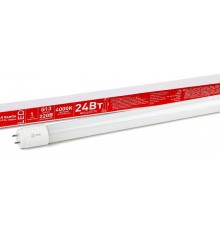 Лампа cветодиодная ECO LED T8-24W-840-G13-1500mm (диод,трубка стекл,24Вт,нейтр,непов. G13) (30/840)  Б0032978  ЭРА