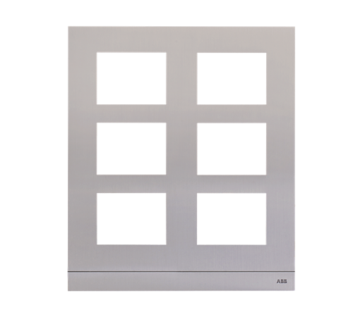 Рамка станции вызова, размер 2/3, серебристый51025CF-A ABB