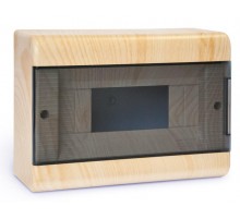 Щиток тусо о/п на 9 мод. с двер. 222х160х93мм сосна на светлой основе  68029-27М  Рувинил