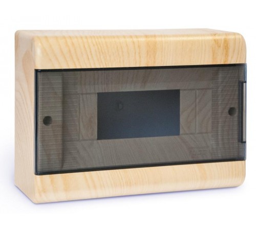 Щиток тусо о/п на 9 мод. с двер. 222х160х93мм сосна на светлой основе  68029-27М  Рувинил