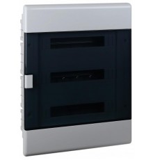 Тусо.Щиток с/п на 54 мод. с двер. 645х464х116мм (серый с прозрачной дверцей)  68154СП  Рувинил