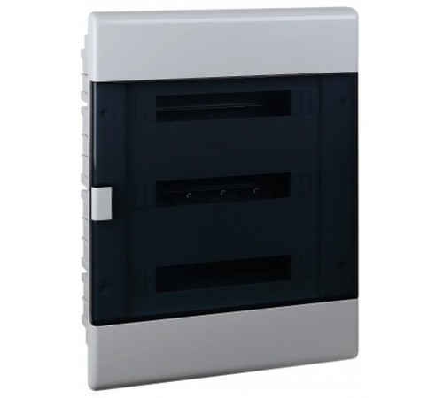 Тусо.Щиток с/п на 54 мод. с двер. 645х464х116мм (серый с прозрачной дверцей)  68154СП  Рувинил