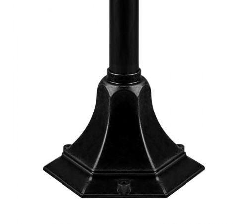 Светильник садово-парковый 8110 столб 100W E27 230V, черный  11106  Feron