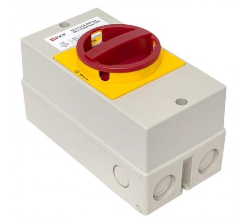 Переключатель кулачковый ПК-2-13 25А 3P "ВКЛ-ВЫКЛ" с блокировкой в боксе IP65  PROxima pk-2k-13-25-a65 EKF