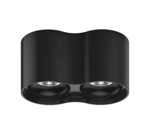 Светильник светодиодный накладной HD033 24W (черный/черный) 3000K 180x100*100мм  HD033  Gauss