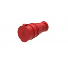 Розетка 2К+З кабельная каучуковая 16А/250В IP44 Красная MultiSet  MST4402RD  SE