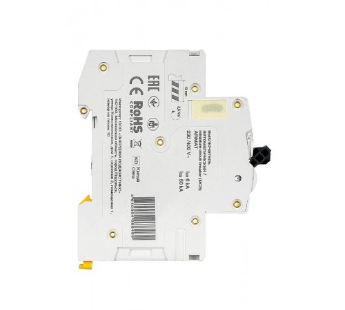 Выключатель автоматический трехполюсный M06N 3P B 6А 6кА ARMAT  AR-M06N-3-B006  IEK