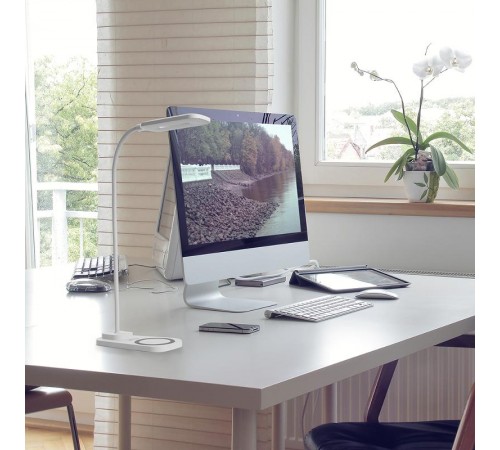 Светильник настольный 22W, 3000-6000К, 100-240V, белый, DE1729  41552  FERON