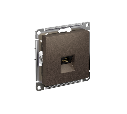 AtlasDesign Мокко Розетка компьютерная RJ45, механизм  ATN000683  SE