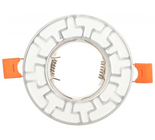 Светильник встраиваемый ST5 CH/WH штампованный MR16,12V/220V, 50W белый/хром  Б0036484  ЭРА