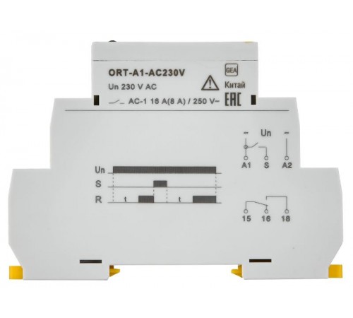 Реле задержки включения ORT. 1 конт. 230 В AС   ORT-A1-AC230V  IEK