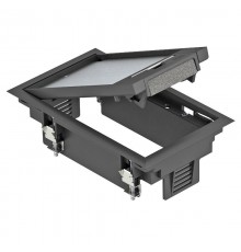 Лючок GES2U (универсальный) 3xModul45 (полиамид,черный) (GES2 U 9011)  7405120  OBO Bettermann